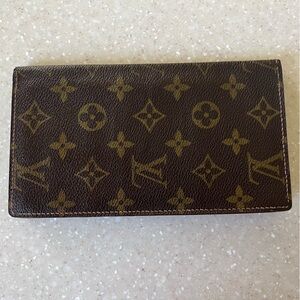 Louis Vuitton Monogram Vintage Long Checkbook Wallet